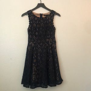 Blue lace dress